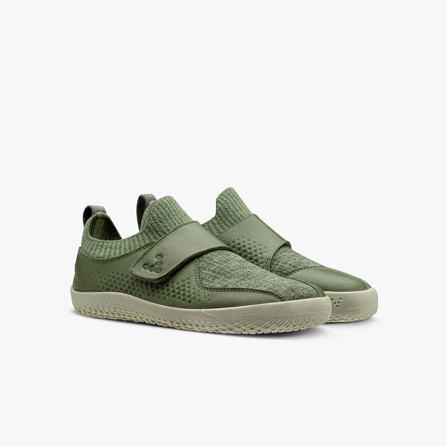 Vivobarefoot Primus Knit Wool Wandelschoenen Kinderen Groen | Nederland 0214YXFU